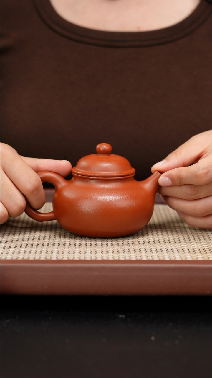 【闪购商品】紫砂茶壶全手工黄龙山朱泥容天150