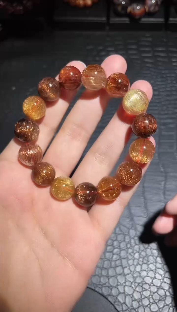【闪购商品】水晶手链未镶嵌发晶单圈A14（多样性发其一）