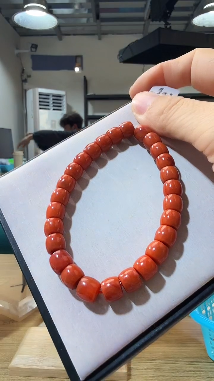 未镶嵌手链南红玛瑙优0321  约7mm