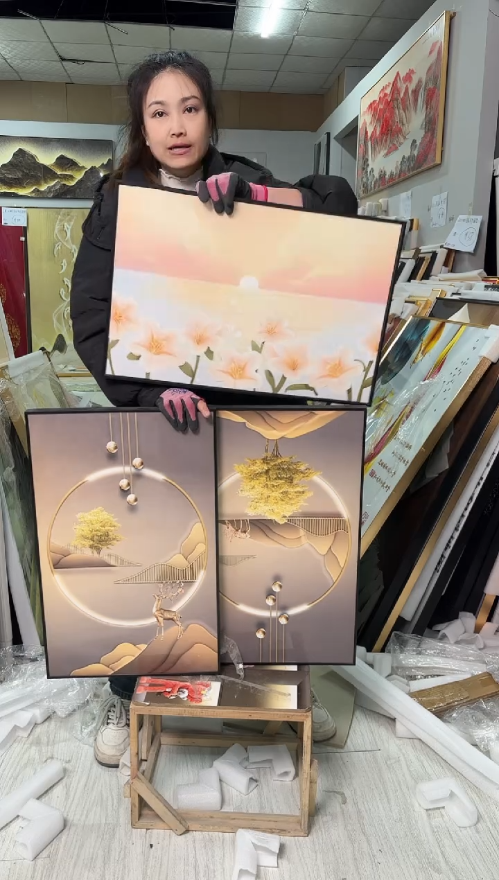 横款【三幅随机清仓】展示品孤品美观实用（以直播展示为主不售后）