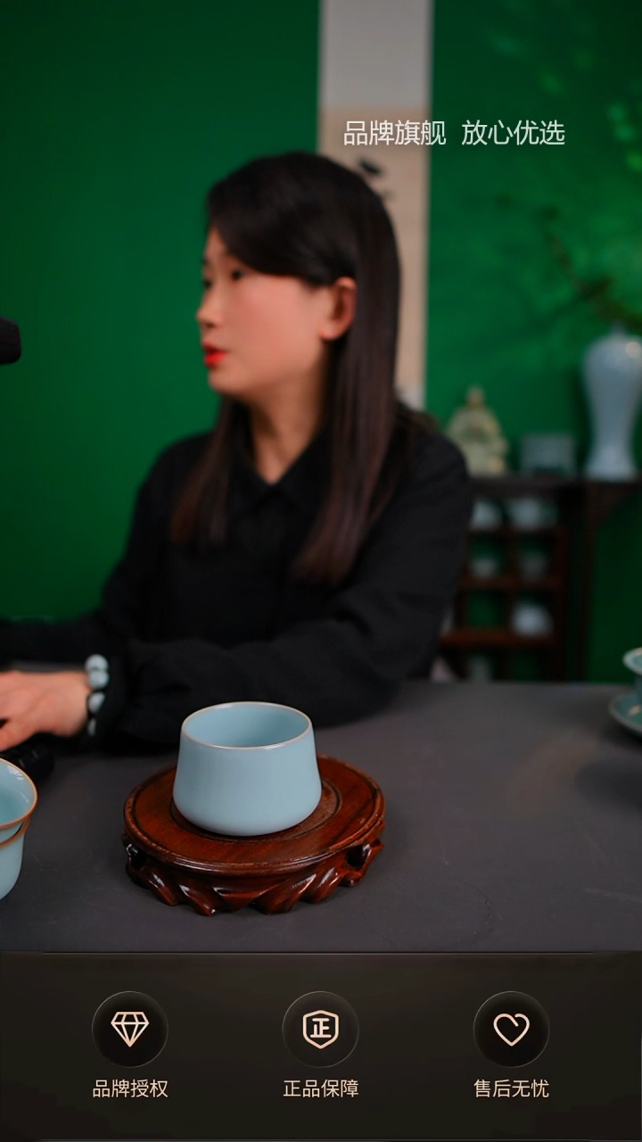 【闪购商品】天青郭老师直口圆融杯不完美