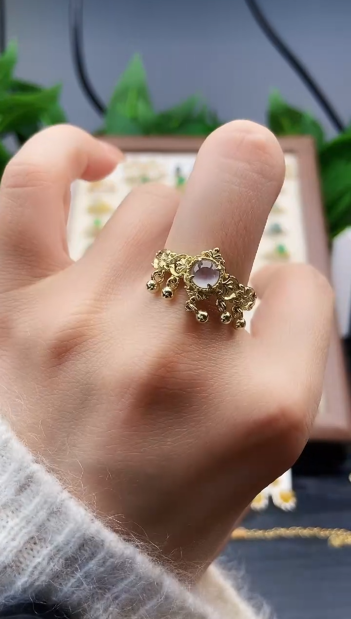 银S925镶嵌戒指翡翠12