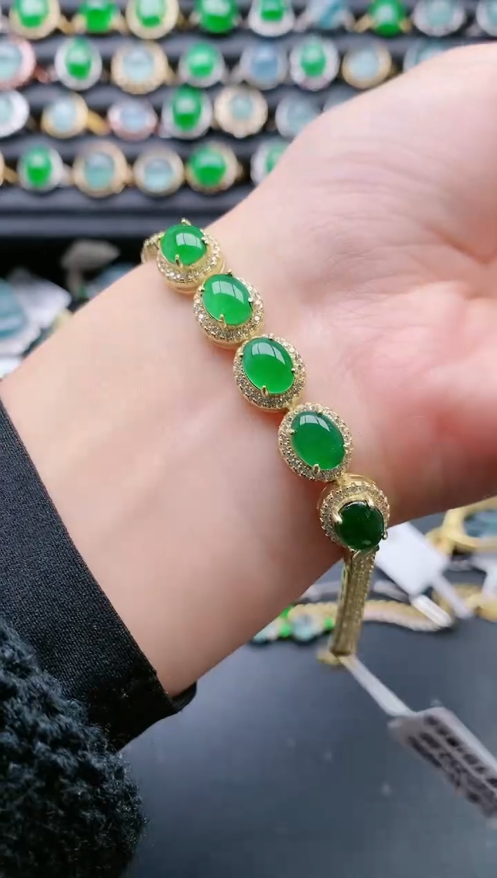 【闪购商品】翡翠戒指银S925镶嵌111111