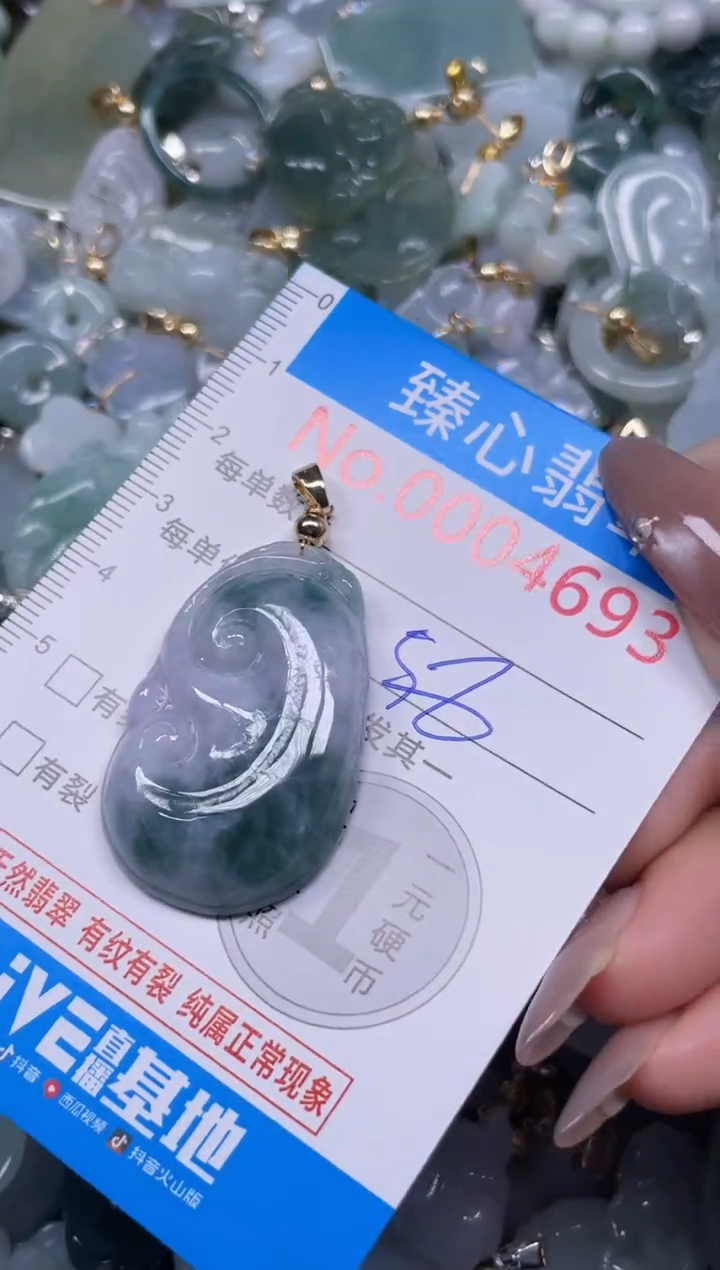 颈饰未镶嵌翡翠4693