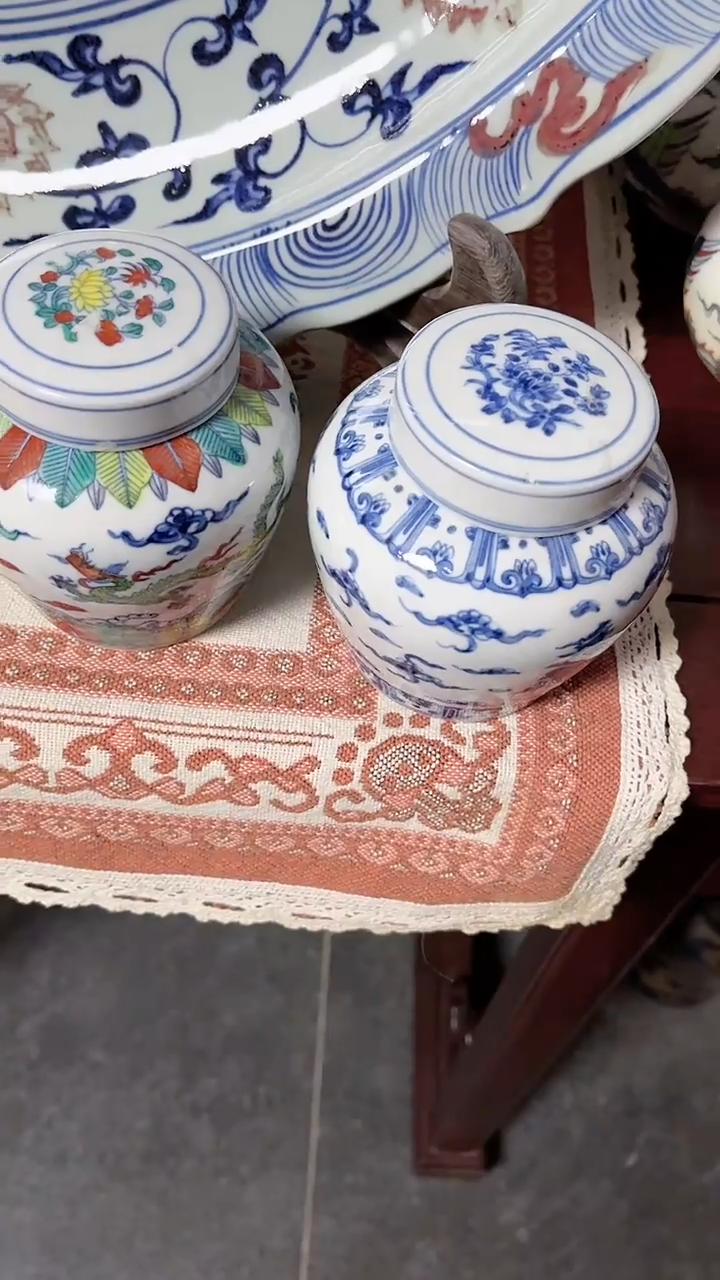 【闪购商品】瓷两个瓷罐子一起