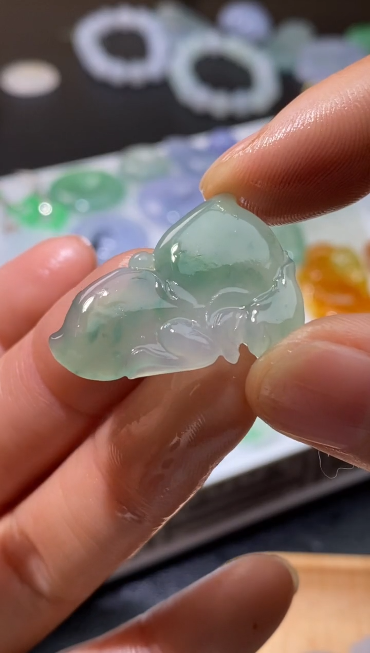 【闪购商品】定制翡翠未镶嵌翡翠毛货~多样性发货一个