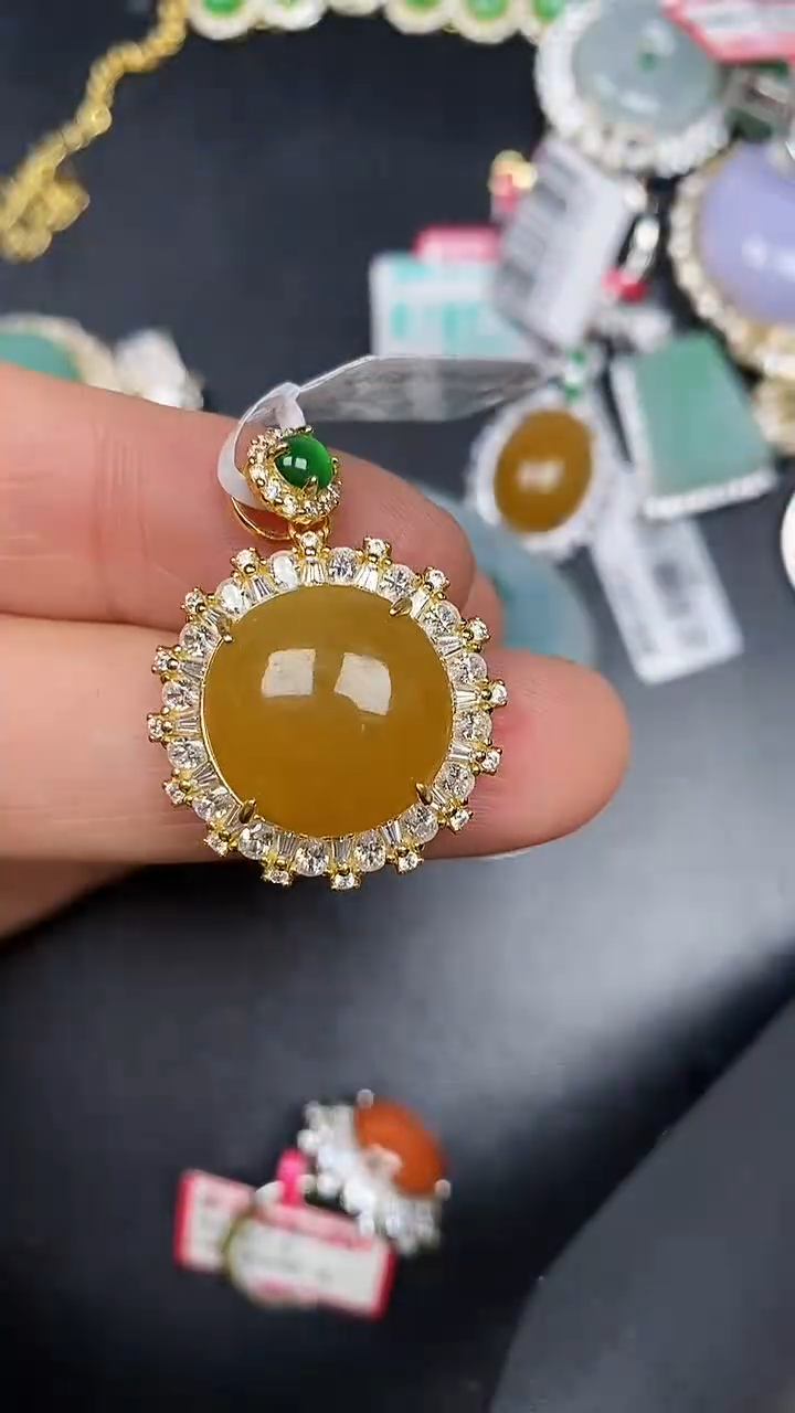 银S925镶嵌戒指翡翠2710