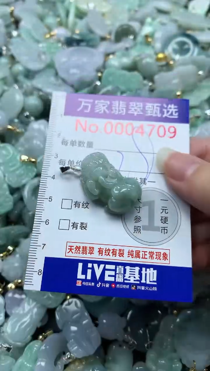 吊坠(不含链)未镶嵌翡翠4709