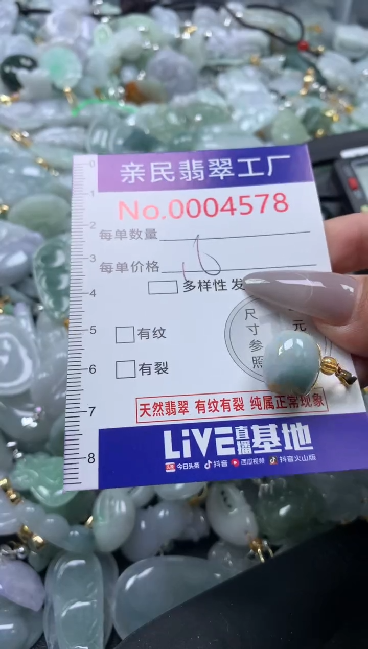 颈饰未镶嵌翡翠4578