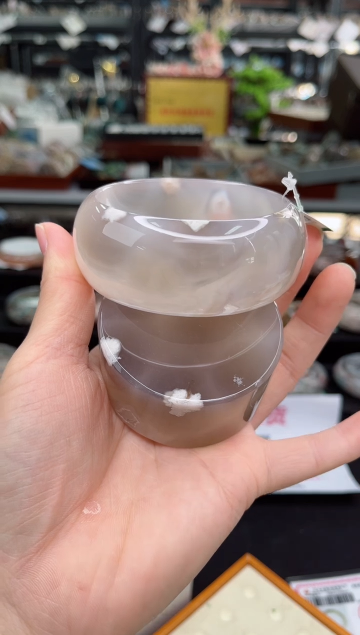 【闪购商品】石英质玉手镯未镶嵌63圈口（赠品镯心）3600367