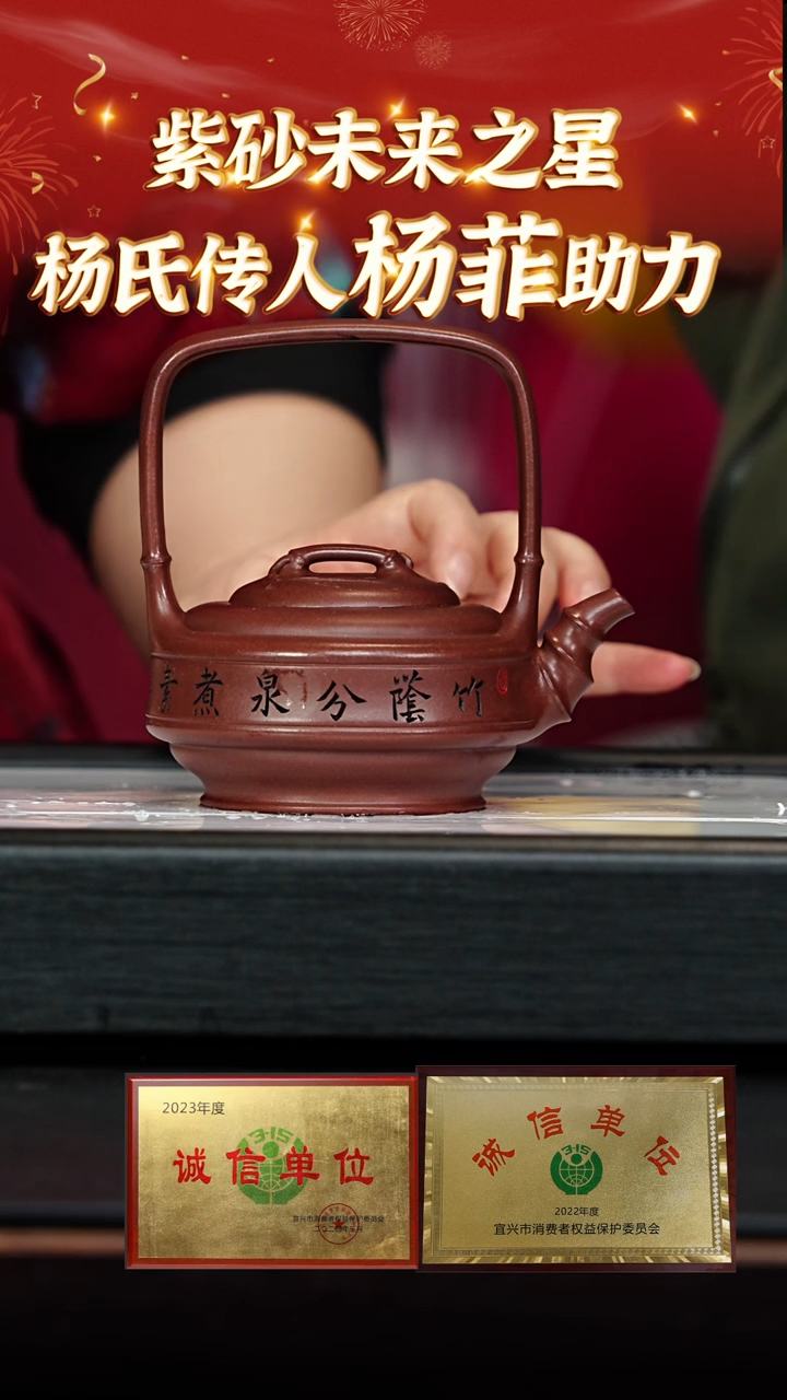 【闪购商品】紫砂茶壶129杨菲老师专场  底槽青