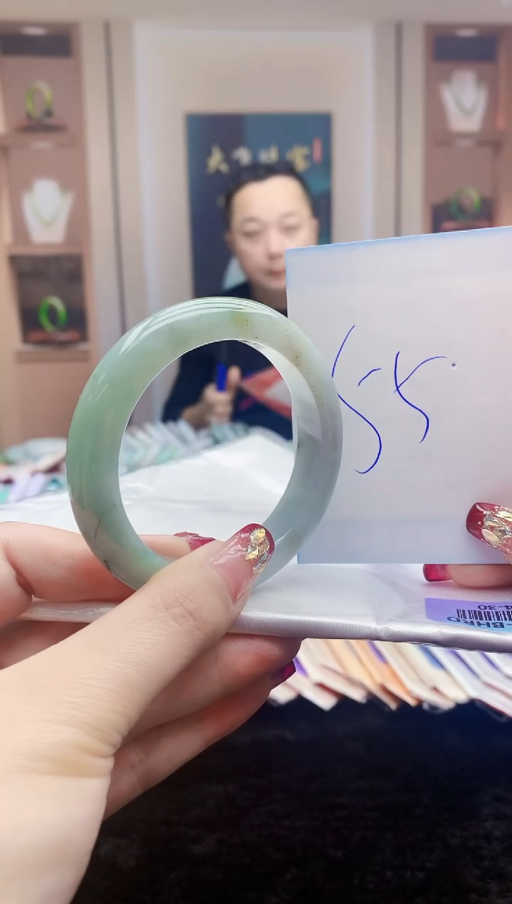 【闪购商品】翡翠手镯未镶嵌   H54-30