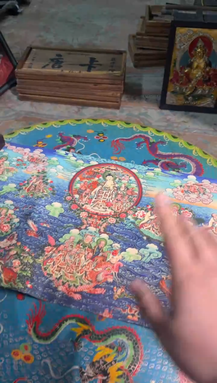 卷轴画东东唐卡tk16