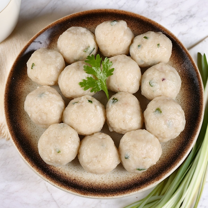 【黄花鱼丸200g/包】美味新鲜鱼肉制成的鱼丸质地细腻火锅食材