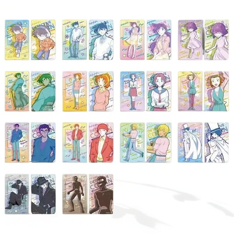 正版柯南 80年代原画彩绘透卡（默认代拆）