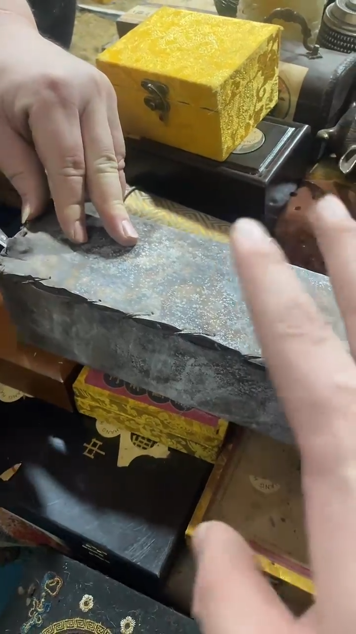 香榧木木盒一个个个个个个个【摆件】