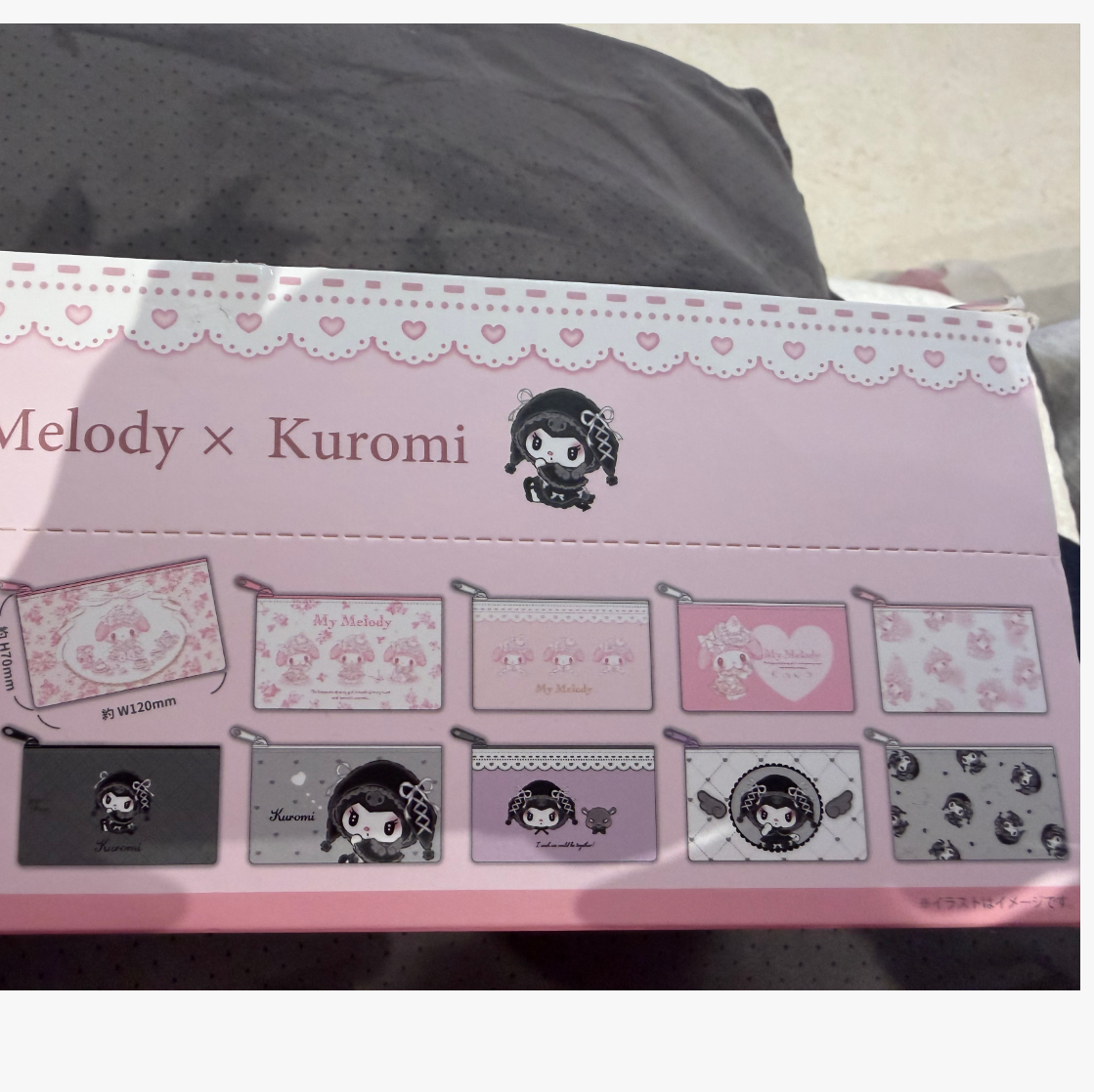 【日谷场贩限定】快闪-美乐蒂&库洛米地雷拉链盲袋