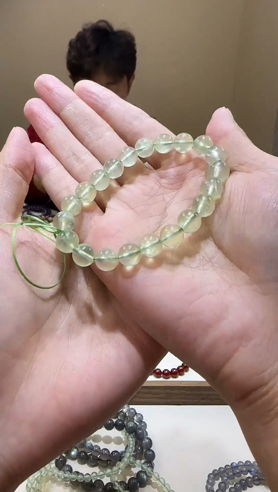 【闪购商品】葡萄石手绳未镶嵌葡萄石9+