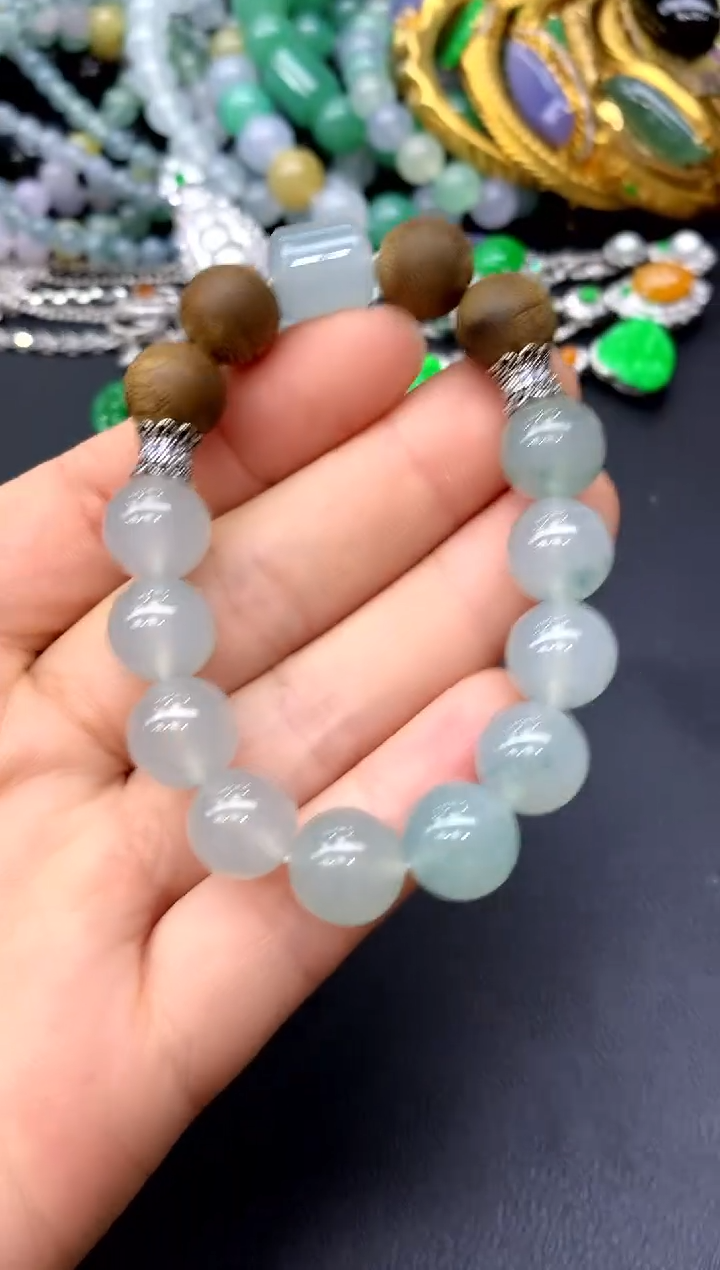 未镶嵌手链翡翠235-中国好珍宝