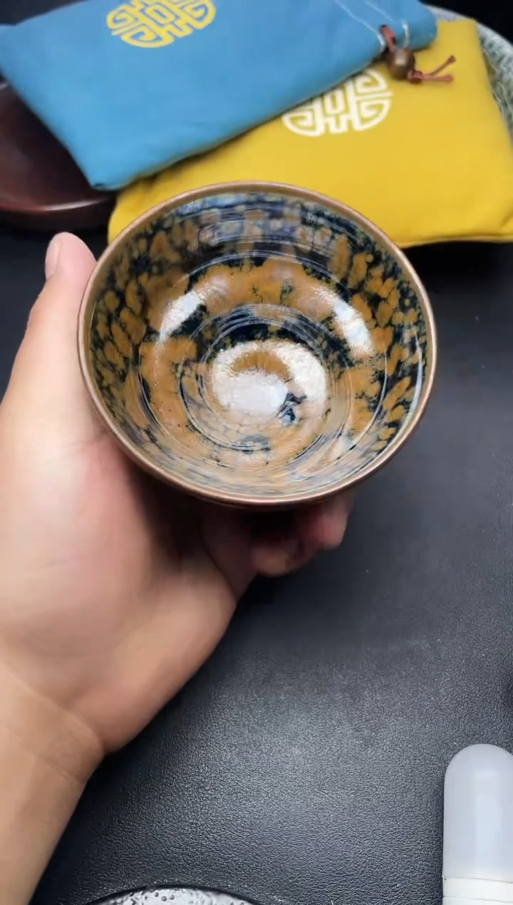 【闪购商品】茶盏222叶紫建盏叶紫