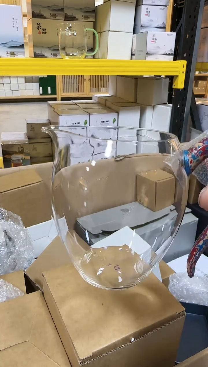 【闪购商品】大漆怡然公道杯高硼硅