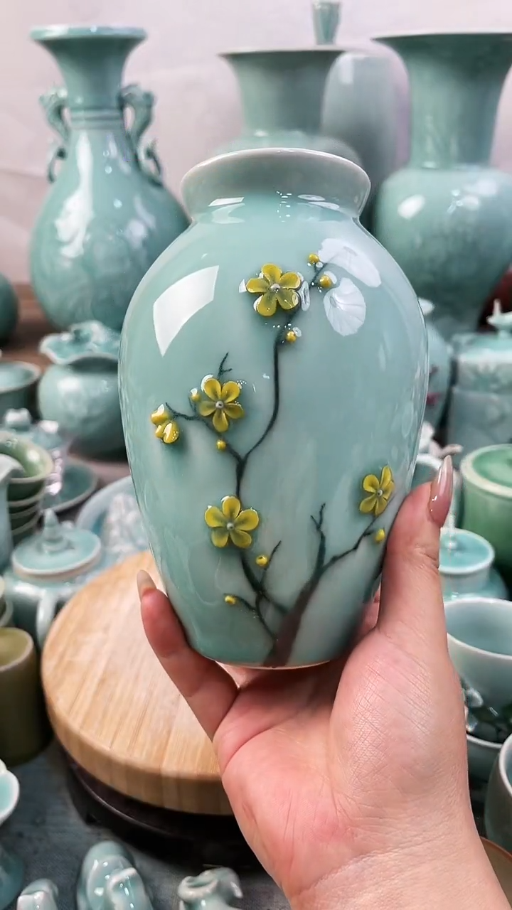 【闪购商品】手工捏花 福利款 慧仙青瓷 瓷器