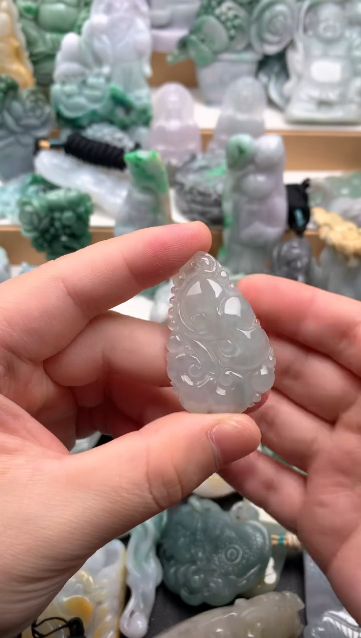 吊坠(不含链)未镶嵌翡翠1