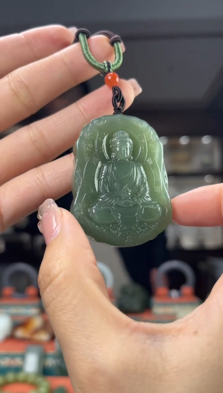 【闪购商品】和田玉颈饰未镶嵌佩佩羊 猴