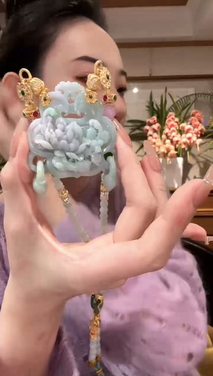 【闪购商品】翡翠颈饰未镶嵌国风