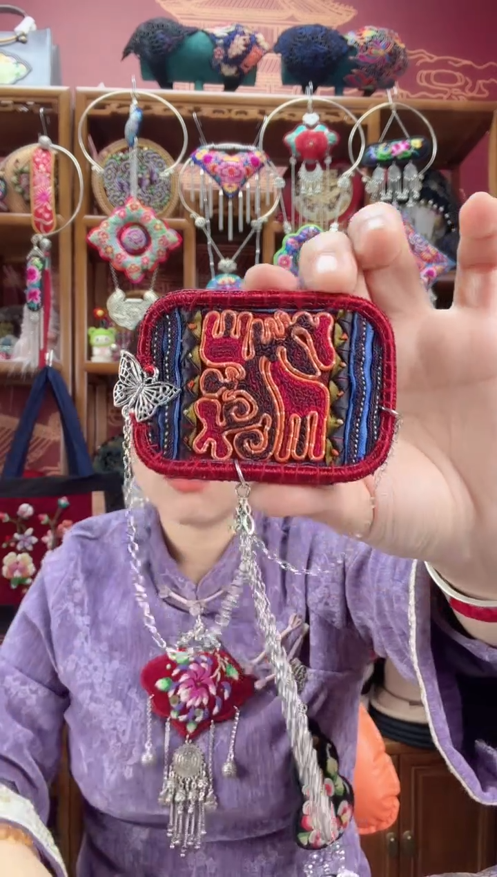 刺绣发夹17甜甜家