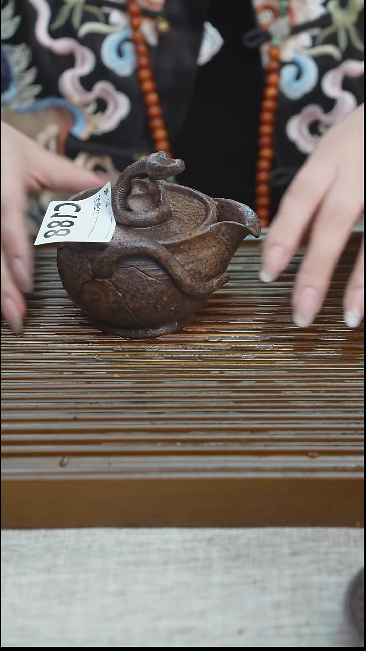 纯手工粗陶茶具每一只不一样