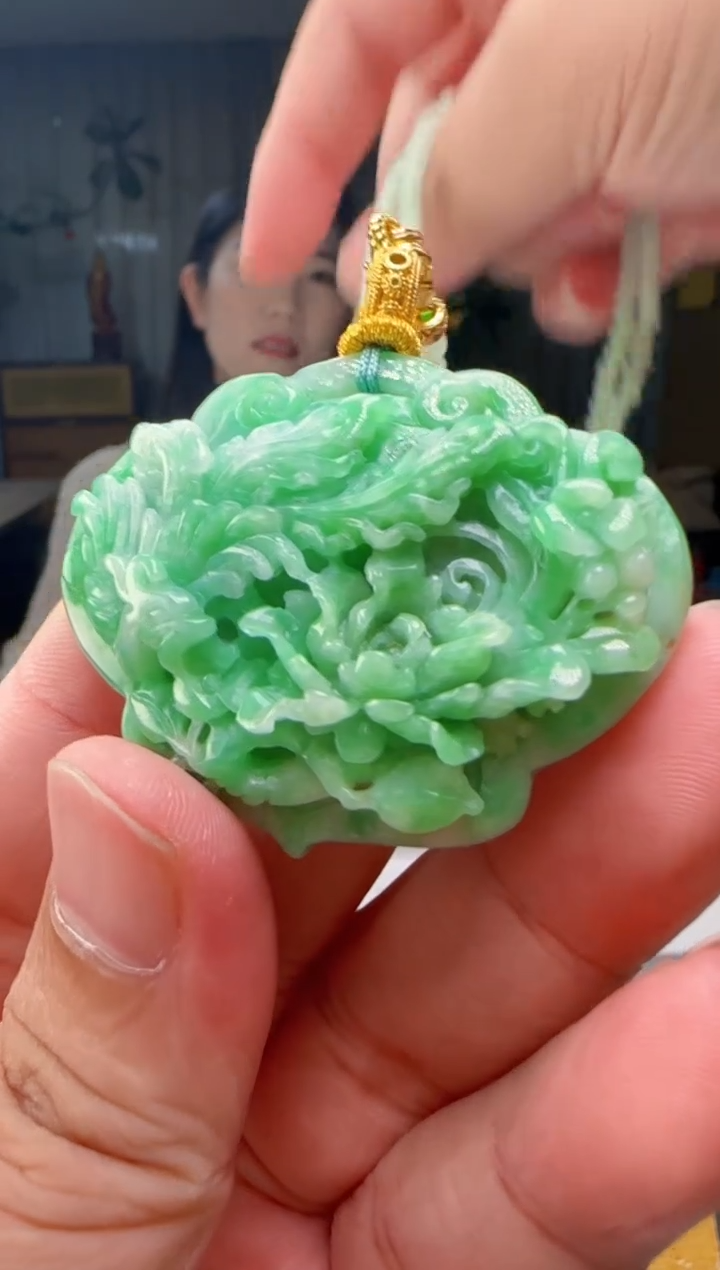 吊坠(赠链)未镶嵌翡翠ZM@@960Q3J22779