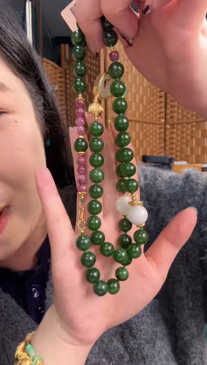 【闪购商品】和田玉珠串未镶嵌珠串