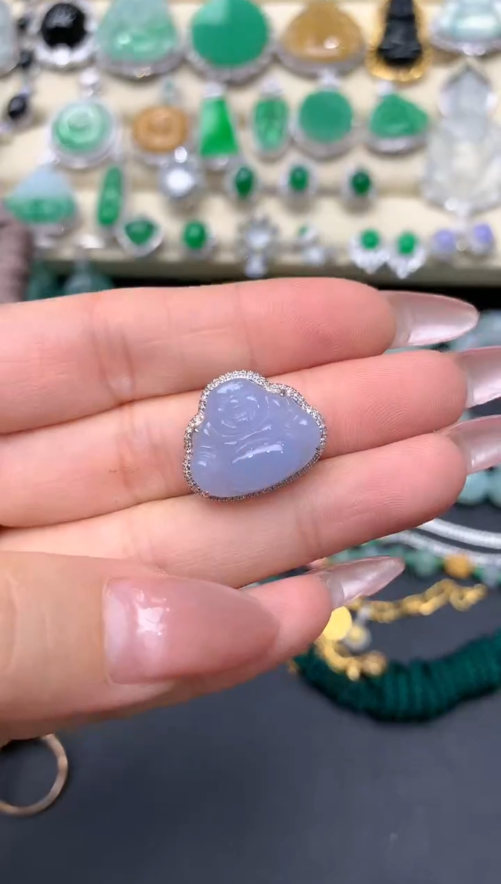 【闪购商品】翡翠颈饰18K金镶嵌227-中国好珍宝