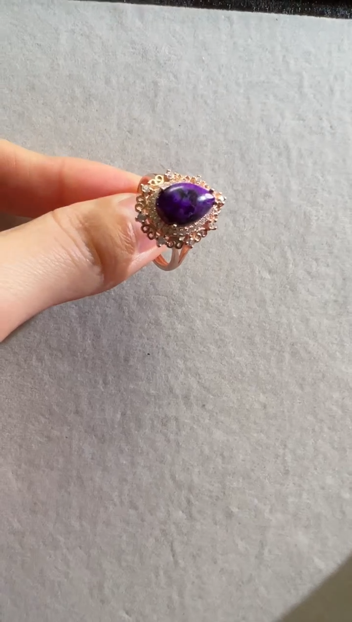 【闪购商品】苏纪石（舒俱来）戒指未镶嵌舒俱来