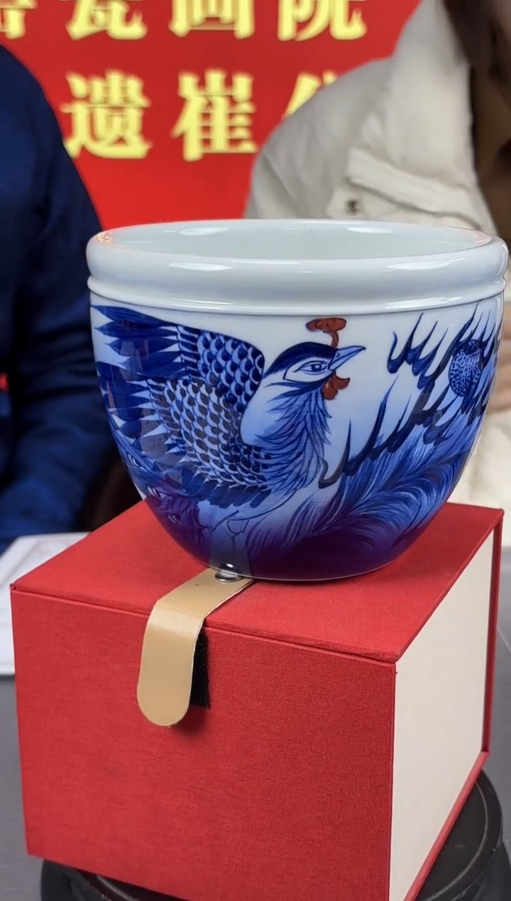 摆件陶瓷瓷立方-12.25官窑瓷画院-14