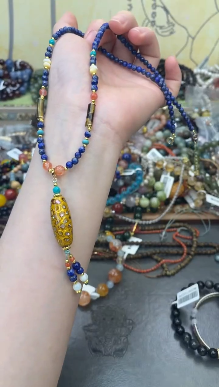 未镶嵌青金石项链457