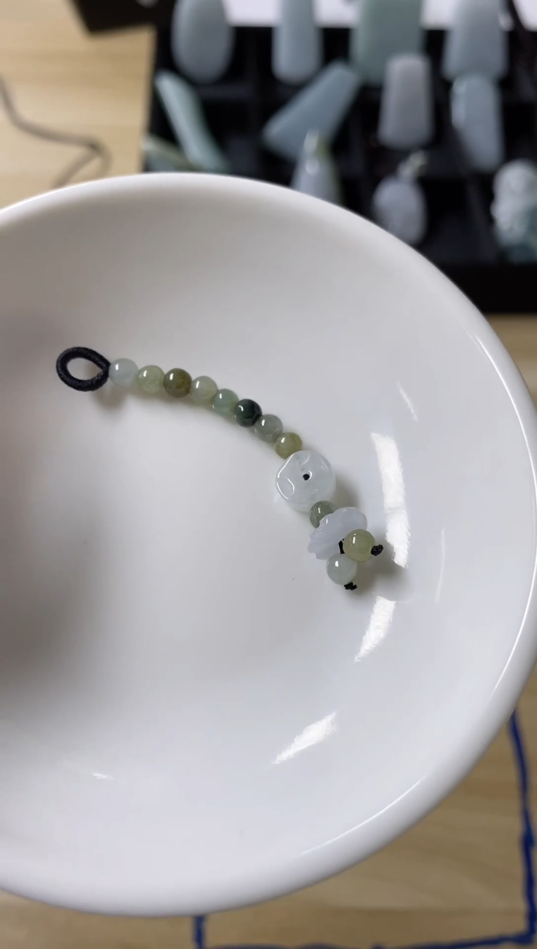 【闪购商品】翡翠颈饰未镶嵌天然缅甸翡翠A货手机挂