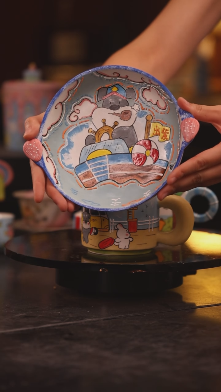 景德镇可爱设计师款陶瓷