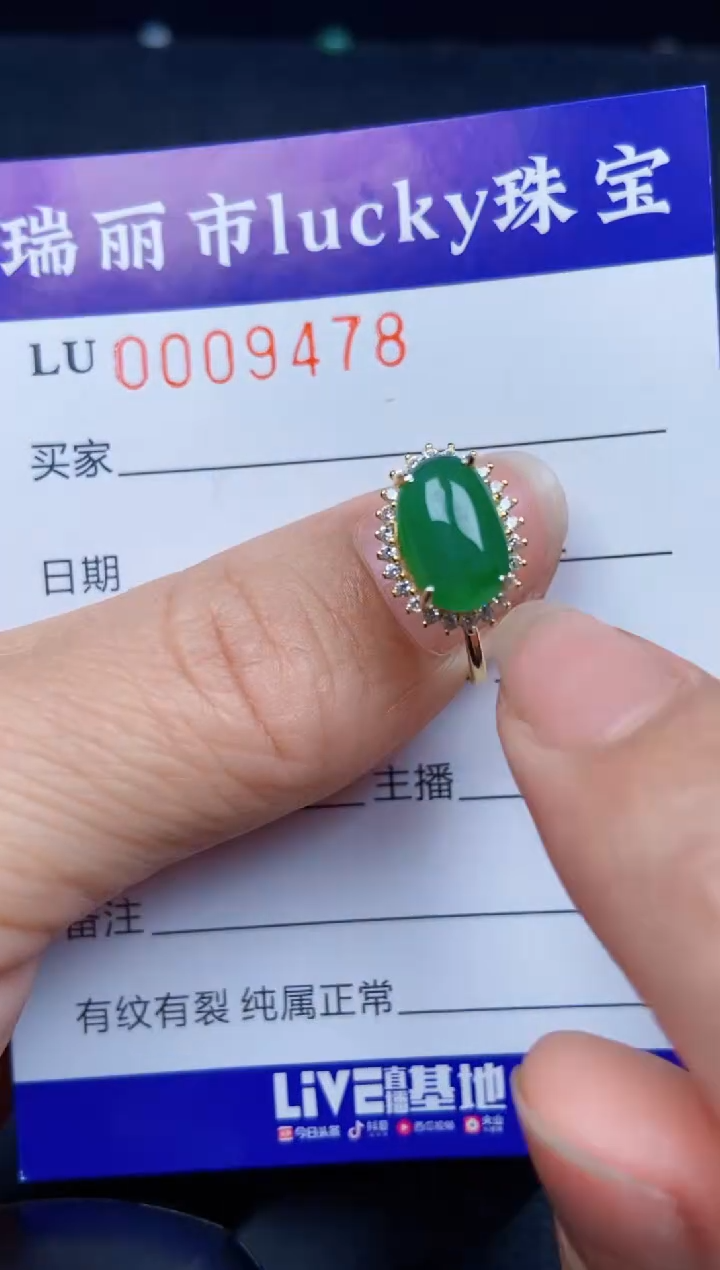 【闪购商品】翡翠颈饰银S925镶嵌9478