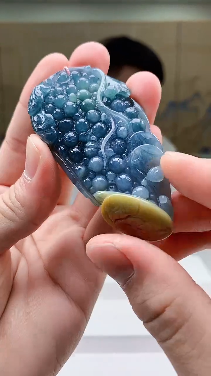 定制翡翠未镶嵌4925bb-毛货挂件57