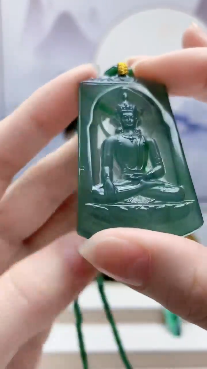 未镶嵌定制翡翠4852ry-毛货挂件238