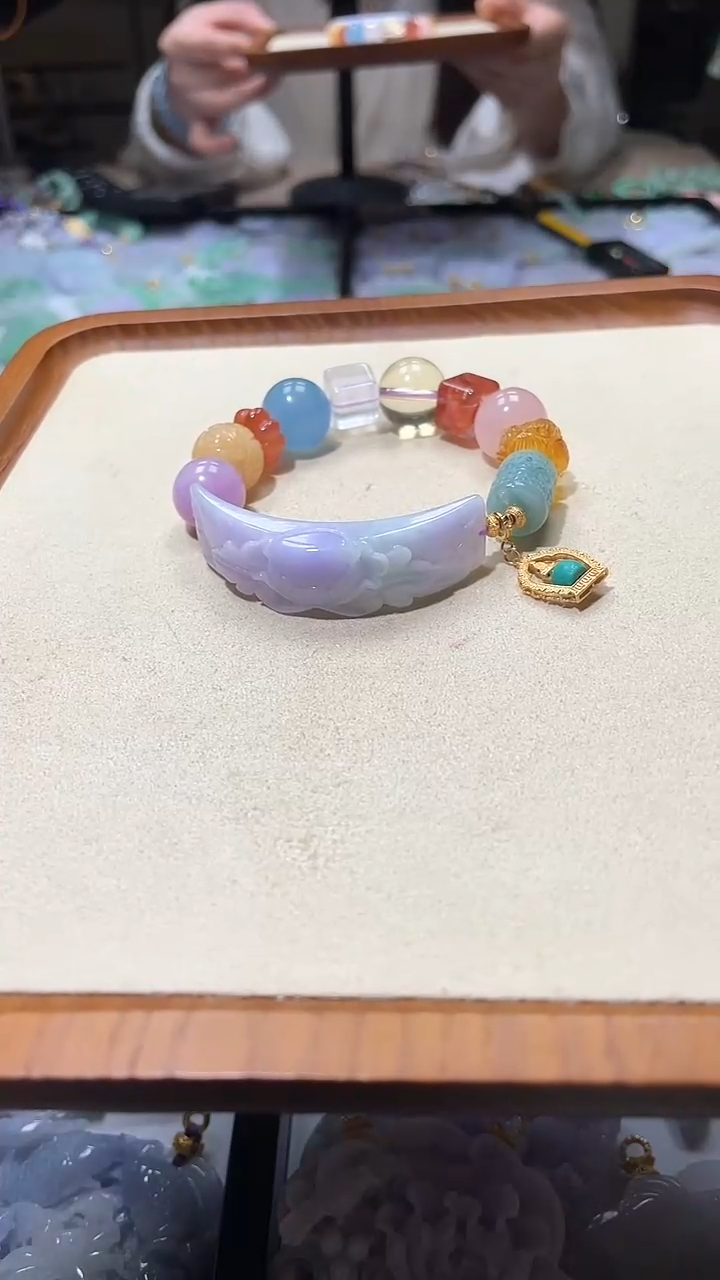 【闪购商品】翡翠手链未镶嵌手牌