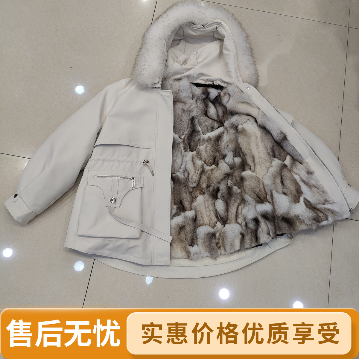 秋冬万人迷狐狸内胆派克服防寒保暖百搭洋气一件衣服过秋冬外套