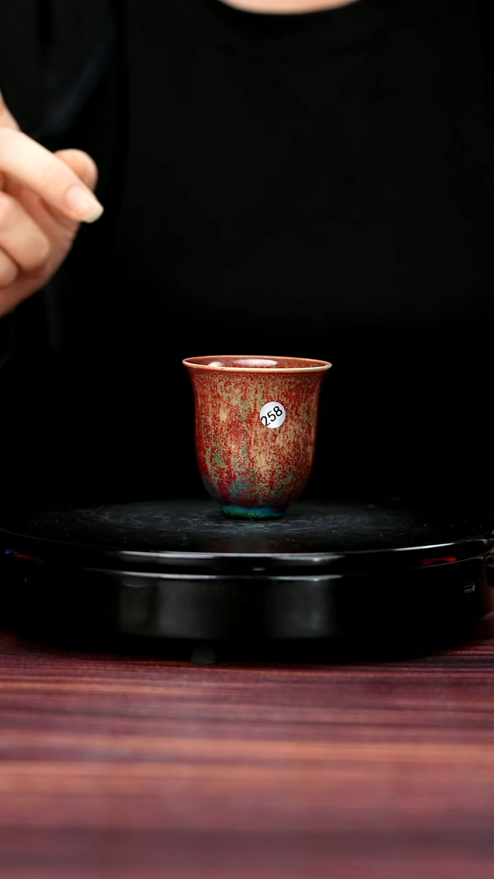 杯子258#李盼龙一级品原矿钧瓷铃铛杯