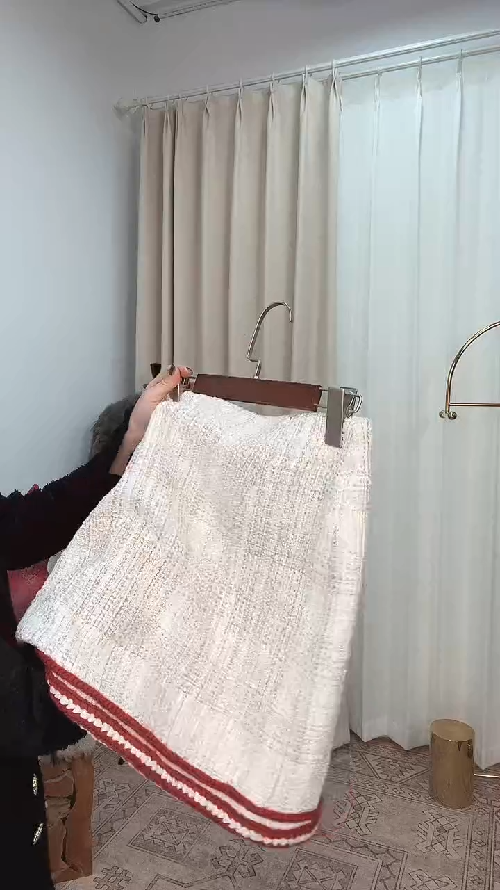 YEVACHAO女士时尚搭配小香风半身裙L