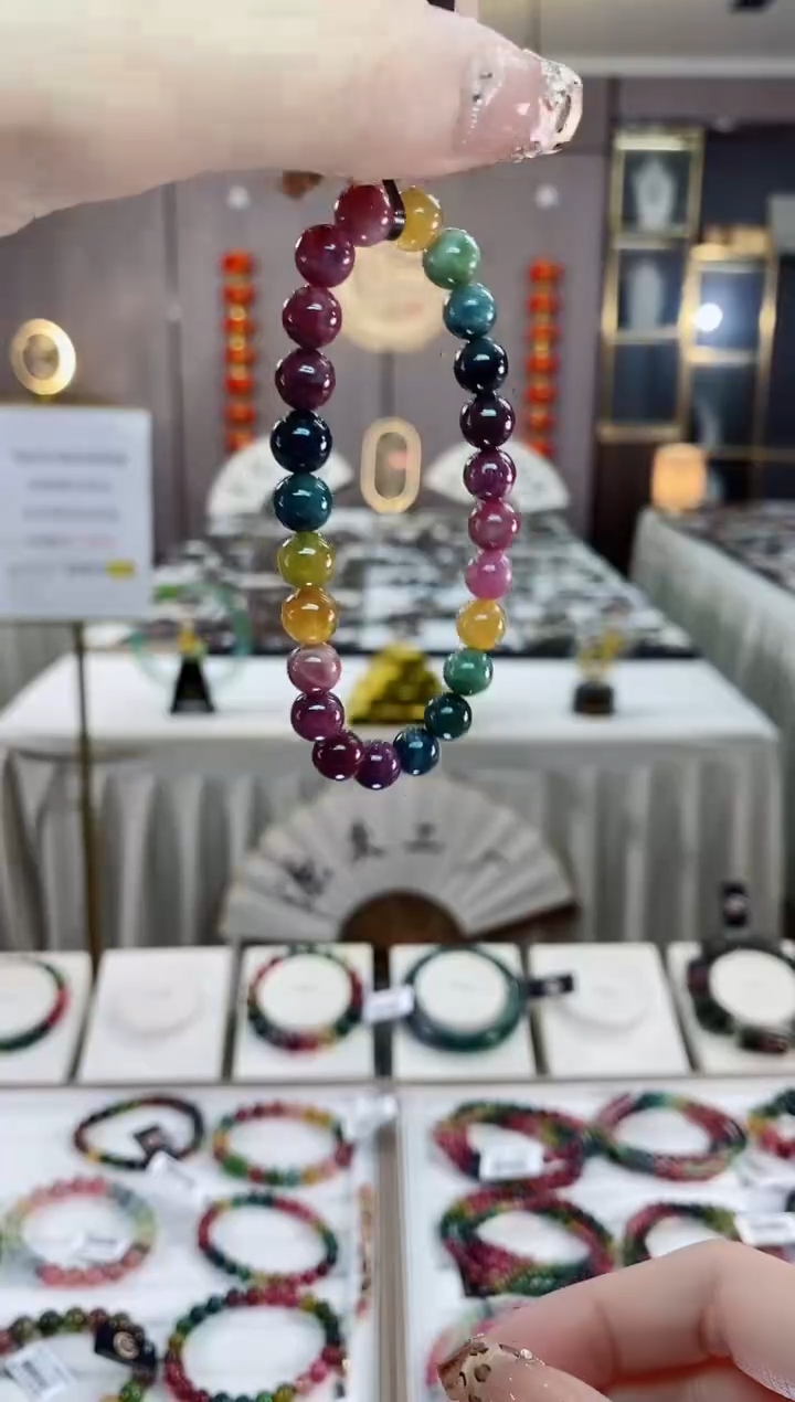 【闪购商品】单圈手串7mm+未镶嵌碧玺dan多样性发货一条