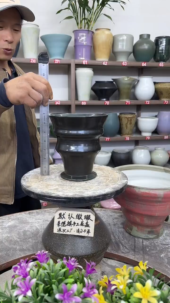 12-11-高18口16瑕-花盆