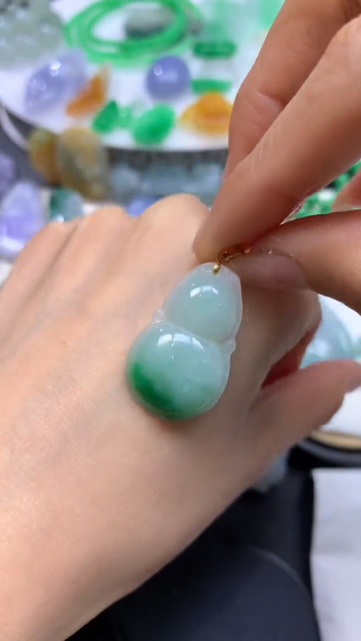 【闪购商品】定制翡翠18K金镶嵌翡翠