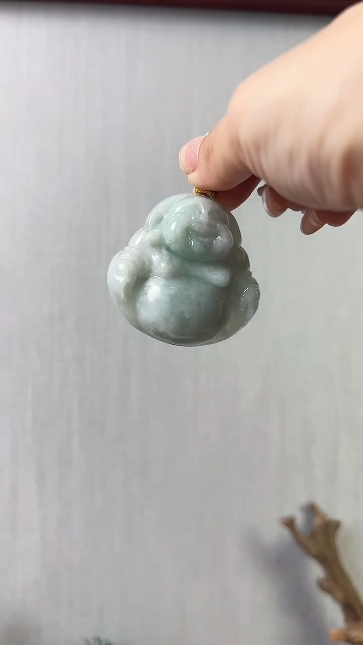 【闪购商品】翡翠颈饰未镶嵌大佛公